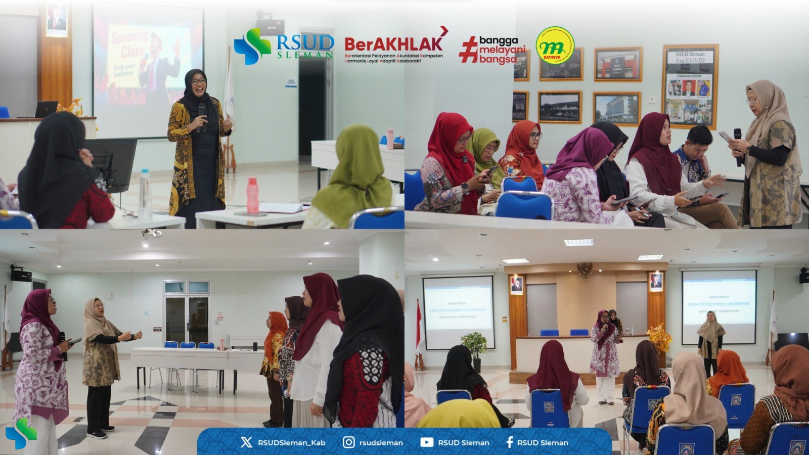 Pengembangan SDM: RSUD Sleman Latih Pegawai dalam Keterampilan MC